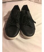 GOODIELLOW &amp; CO BLACK LEATHER RUBBER WHITE SOLES MEN&#39;S sz13 SHOES - $37.16