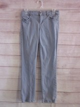 Ann Taylor Loft Jeans Size 0/25 Skinny Crop Gray Denim Mid Rise Stretch - £8.62 GBP