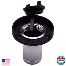 Perko 1313DP0CHR Gas Fill, Polymer Cap &amp; Flange for 1.5" Hose - Black - $39.57
