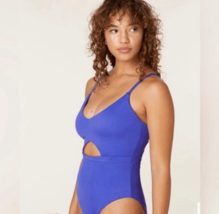 Andie Swimsuit XL Samoa One Piece Swimsuit Lapis Blue Cutout Keyhole NWT - £38.33 GBP