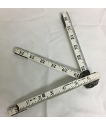 Vintage Evans &amp; Co 72 Inch Plastic Folding Ruler No FR 1 Made in USA - $9.39 CAD
