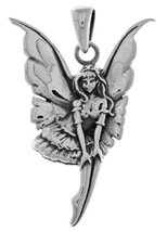 Jewelry Trends Sterling Silver Amy Brown Ballerina Fairy Pendant - £36.75 GBP