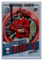 Alec Bohm 2021 Bowman Chrome Rookie of the Year Favorites RC #RRY-AB - £1.56 GBP