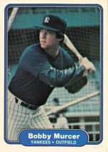 1982 Fleer #44 Bobby Murcer New York Yankees ⚾ - £0.70 GBP