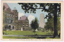 Ontario Postcard Toronto Provincial Parliament Building &amp; East Block - £1.69 GBP