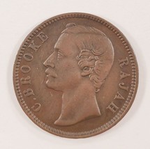1889-H Nuovi Sarawak 1 Cent Rame Moneta ( XF Condizioni) Km #6 - £39.51 GBP