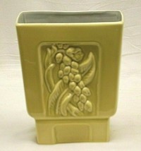 Red Wing Art Pottery Yellow Succulent Planter Floral Designs B2001 Vintage USA - £47.62 GBP