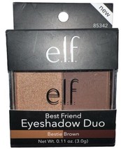 e.l.f. Best Friend Eyeshadow Duo #85342 BESTIE BROWN (New/Sealed/Discont... - $19.79