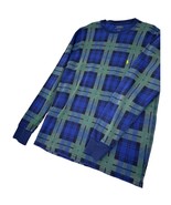 Polo Ralph Lauren Men Thermal Waffle Knit Shirt Blue Green Crew Neck XL ... - £19.45 GBP