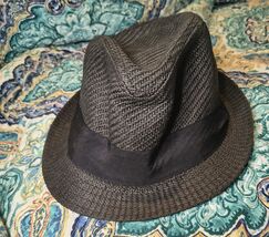 Fedora Hat Black Men Size Large/X Large With Band  - $276.68 MXN