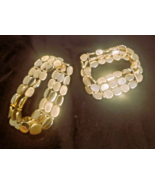 Two Gold-Toned panther link style bracelets - $3.60