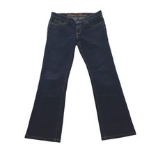 Gap 1969 Jeans Womens 33x28 Blue Dark Wash Regular Premium Bootcut Tag 6/28R - £9.68 GBP