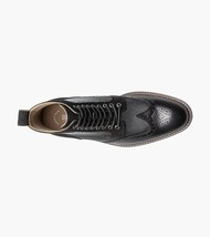 Stacy Adams Finnegan Wingtip Lace-Up Boot Black Multi 25427-009 image 4