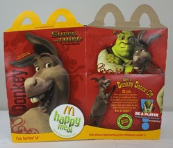 ORIGINAL Vintage 2007 McDonald&#39;s Shrek the Third Donkey Happy Meal Box - £7.83 GBP