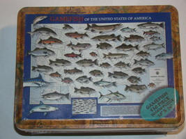 GAMEFISH OF THE UNITED STATES OF AMERICA - 550 PIECE JIGSAW PUZZLE 18&quot; X... - $35.00