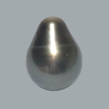 Oval Drop 13.7 x 17.8mm 21.6 Carat Tahitian South Sea Peacock Grey Green Pearl - $242.55