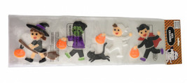 Halloween Window Gel Clings Charm 15+ Pieces Witch Frankenstein Mummy Dracula - £14.14 GBP