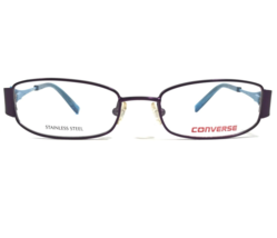 Converse Kids Eyeglasses Frames K002 PURPLE Blue Rectangular Full Rim 47... - $32.51