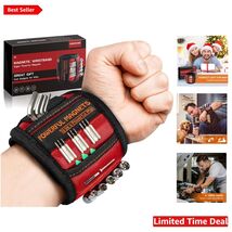 Lightweight Magnetic Tool Wristband with Strong Magnets - Handy Organizer - $25.69