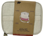 Net Zero Co Thermal/Cooler Munchie Bag Linen Pink NEW - £20.43 GBP