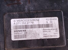 03 Mercedes W203 C240 ECU Engine Computer EIS Ignition FOB ISL Set A1121532979 image 7