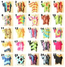 KG23 Tie Dye Summer Women Plus Kimono Poncho Hippy Women Blouse Top up t... - $24.90