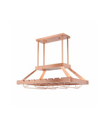 Elegant Designs 2 Light LED Overhead Wine Rack, Copper - $443.14