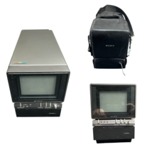 Vintage Portable Sony Trinitron Color TV Receiver KV-4000 With Carrying ... - $247.49