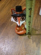 Thanksgiving Fox Pilgrim Figurine Pumpkin Design Thanksgiving Harvest Fa... - £7.56 GBP