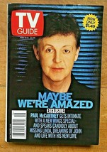 TV Guide Magazine &quot;Maybe We&#39;re Amazed&quot; Paul McCartney May 5-11, 2001 - $5.89