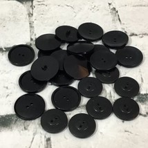 Buttons Black Craft Lot 4 Varieties in Matching Sets  - $11.88