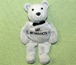 Vintage Mr. Mc Mahon B EAN Bag Teddy 1999 Wwf Titan Sports Attitude Bears Wrestling - £6.39 GBP