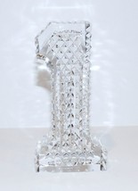 EXQUISITE VINTAGE WATERFORD CRYSTAL #1 NUMBER ONE 5&quot; PAPERWEIGHT/SCULPTURE - £33.47 GBP