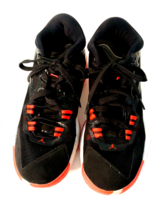 Nike Boy&#39;s Air Jordan Basketball Shoes Men&#39;s 6.5 Black, Red Mid Top - £31.18 GBP