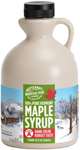Butternut Mountain Farm Pure Vermont Maple Syrup, Grade A, Dark Color, Robust Ta - £24.97 GBP
