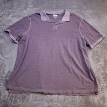 Merona Polo Shirt Mens XXL Purple Casual Golf Golfing Rugby Short Sleeve Cotton - £10.28 GBP