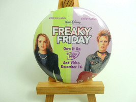 Freaky Friday Movie Disney Button Pin Advertising Lohan Curtis Promo 2003 - $4.75