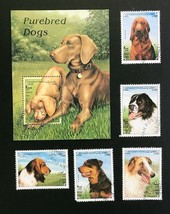 Afghanistan - 1999 Dogs - short set plus souvenir sheet - CTO - £3.15 GBP