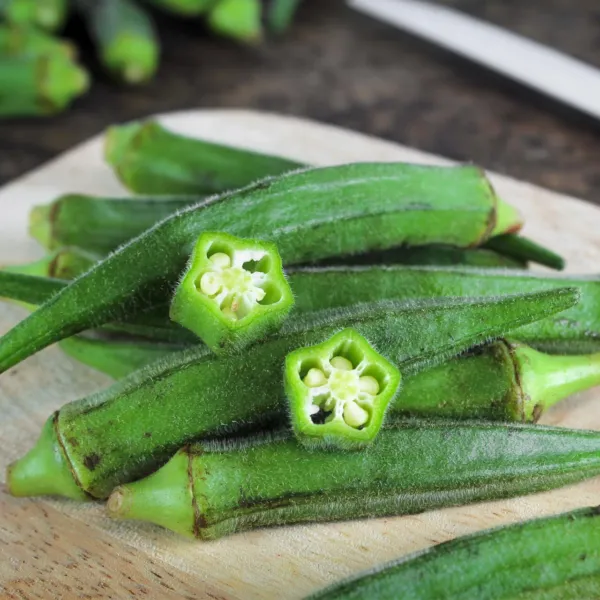 75 Emerald Okra Seeds. Non Gmo. Fresh Garden Harvest Great Taste - £10.02 GBP