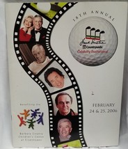FRANK SINATRA - 2006 18th ANNUAL CELEBRITY GOLF TOURNAMENT PROGRAM - VG+++ - $18.00