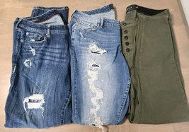 Torrid Mix Of 3 Premium Boyfriend Skinny Jeans Size 16R Distressed Butto... - $30.00