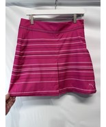 Puma Sport Lifestyle Pink Golf Tennis Skirt Skort Lined Stretch Side Zip... - $32.52 CAD