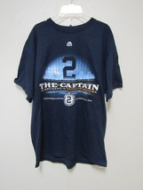 MLB NY Yankees Derek Jeter Last Game at Yankee Stadium T-Shirt Blue Size Medium - £27.36 GBP