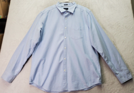 American Eagle Outfitter Shirt Men&#39;s XL Blue Seriously Soft Collared Button Down - £14.56 GBP