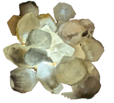 Candle Quartz Standing Raw Natural Crystals - $184.22 MXN+