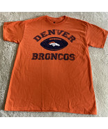 NEW Denver Broncos Football Boys Orange Blue Vintage Short Sleeve Shirt ... - $16.68 CAD