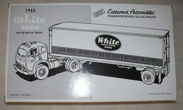 First Gear 1:34 1953 White 3000 Tractor &amp; Trailer, die cast display model - $70.00