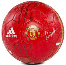 David Beckham Autographed Manchester United Red Adidas Soccer Ball Panini - £779.48 GBP