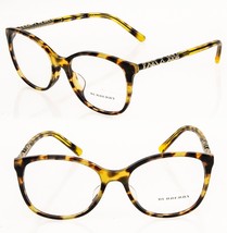 BURBERRY BE2245F Blonde Havana Eyeglasses Optical Check Plaque Frame 54m... - £109.74 GBP