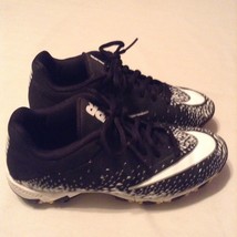  Nike Vapor Shark football cleats Size 11.5 black white shoes athletic Mens - £29.65 GBP